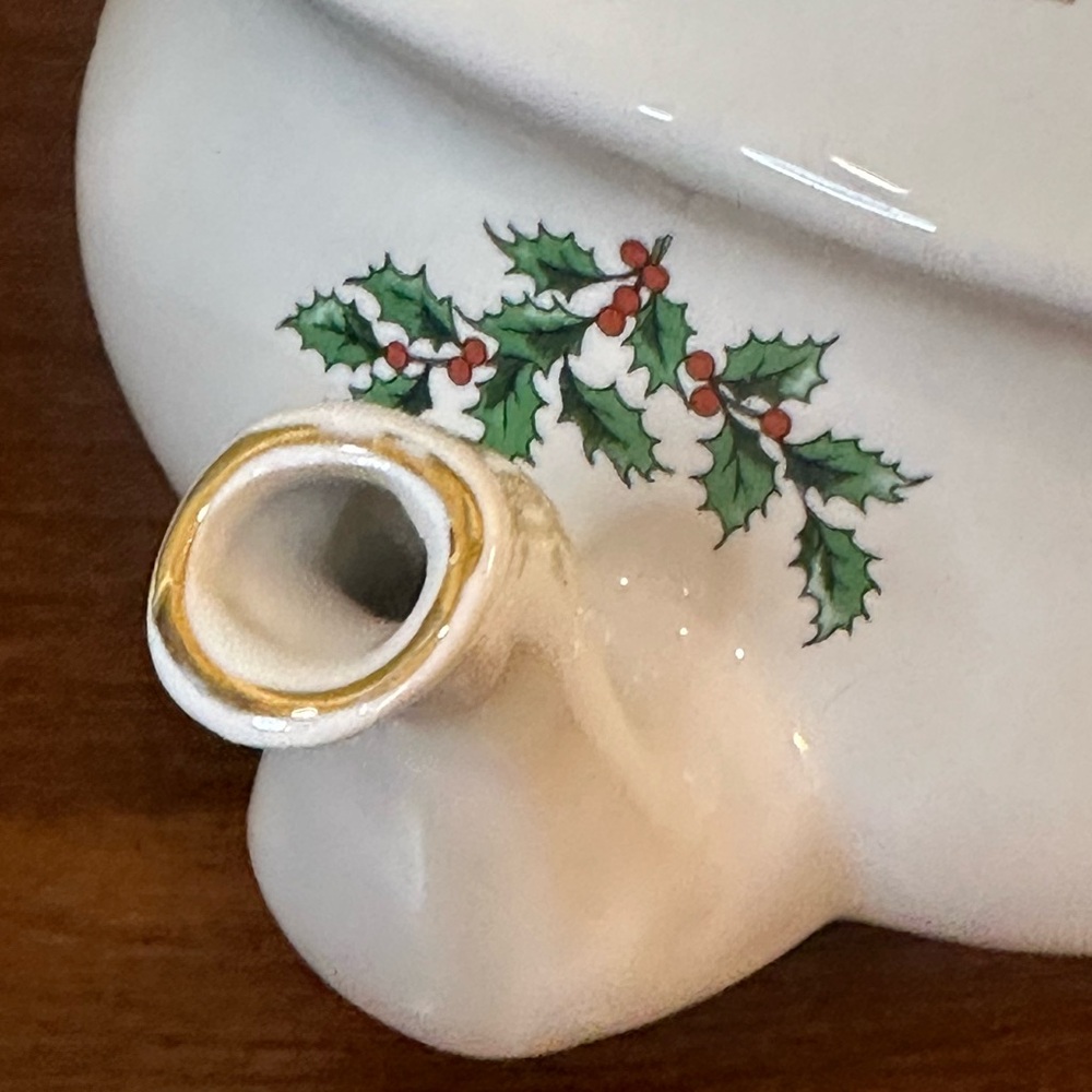 🎄🌟4xHP🌟VTG Spode of England Christmas Tree Gold Teapot - Picture 16 of 16